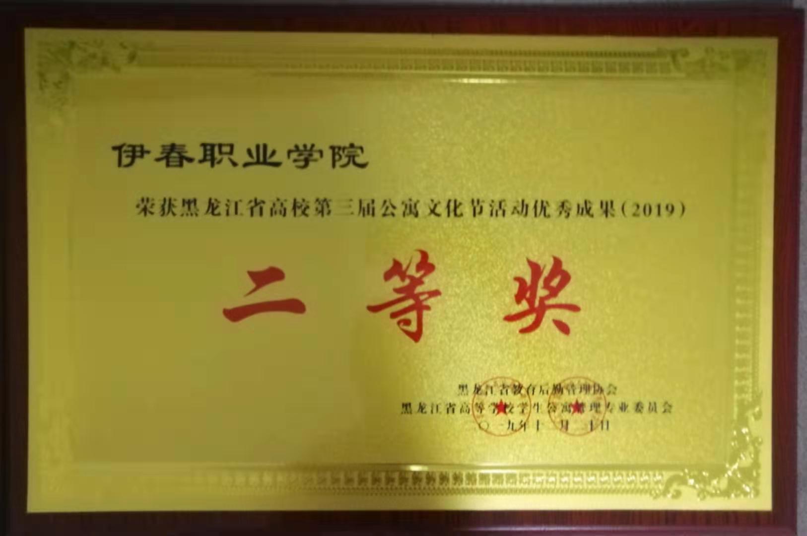 我校榮獲黑龍江省高校第三屆公寓文化節(jié)活動優(yōu)秀成果二等獎(jiǎng)